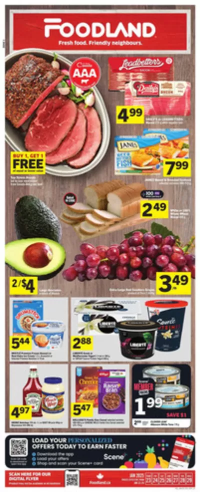 Foodland catalogue in Hubbards | Weekly Flyer | 2025-01-23 - 2025-01-29