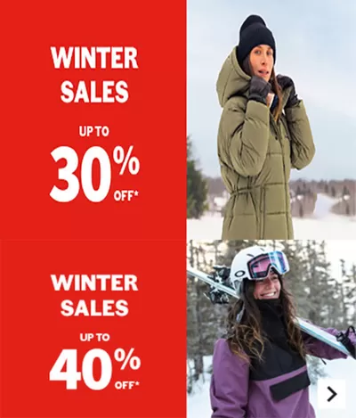 Sport offers in Sept-Îles | Winter Sale Up To 40% Off in Sports Experts | 2025-01-22 - 2025-02-05