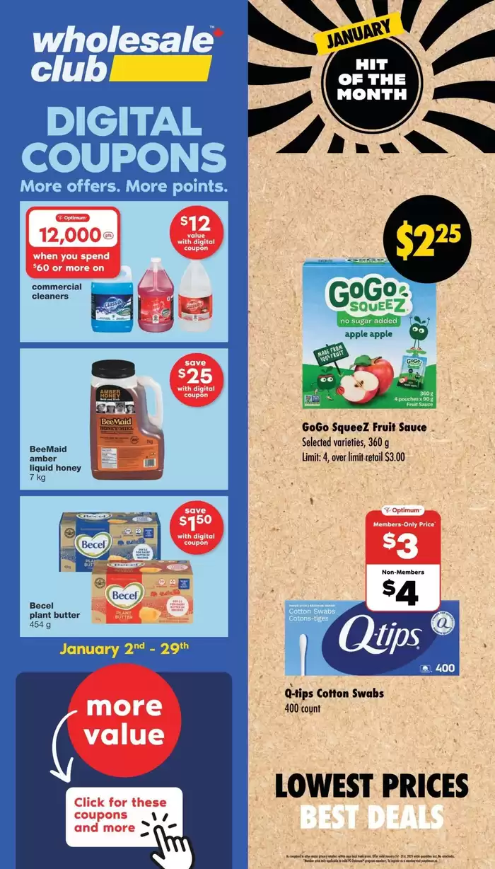 Wholesale Club catalogue in Sept-Îles | Top deals for all customers | 2025-01-23 - 2025-02-12