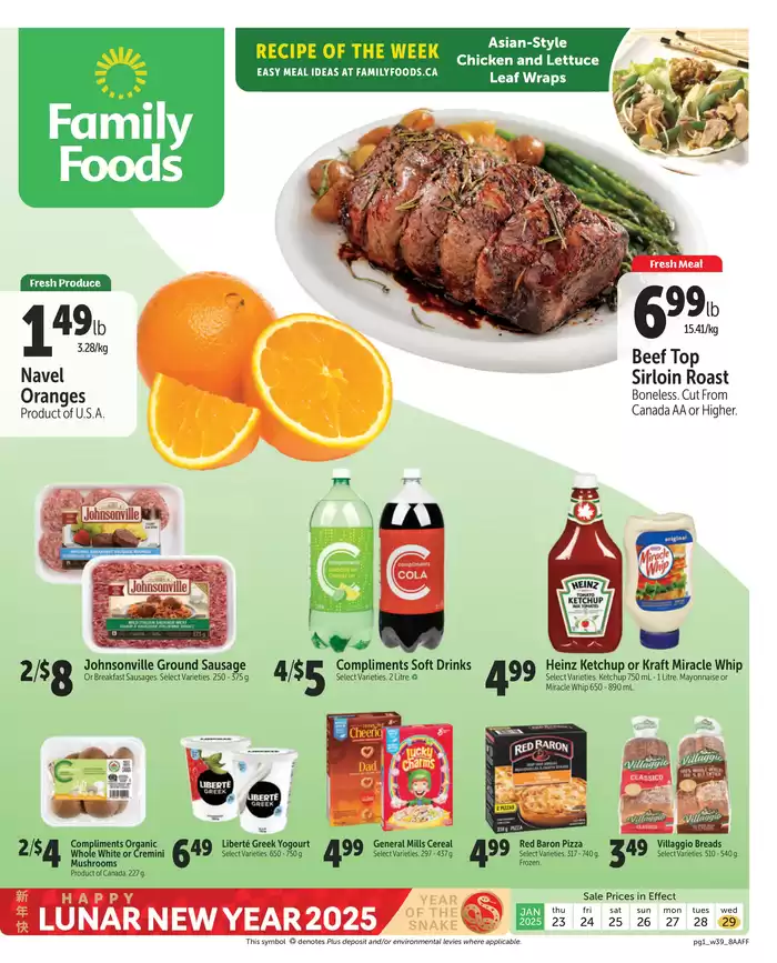 Family Foods catalogue in Fort McMurray | Family Foods weekly flyer | 2025-01-23 - 2025-02-06