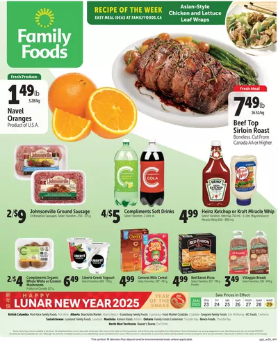 Family Foods catalogue in Castor AB | Discover attractive offers | 2025-01-23 - 2025-02-06