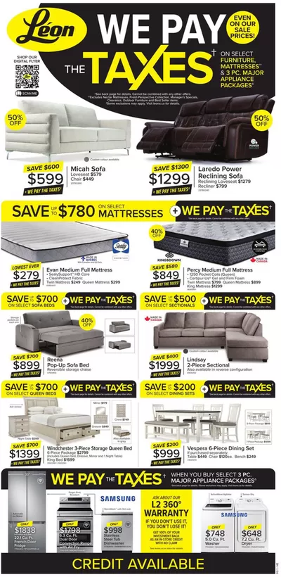 Home & Furniture offers in Bathurst | Offers for bargain hunters in Leon's | 2025-01-23 - 2025-02-12