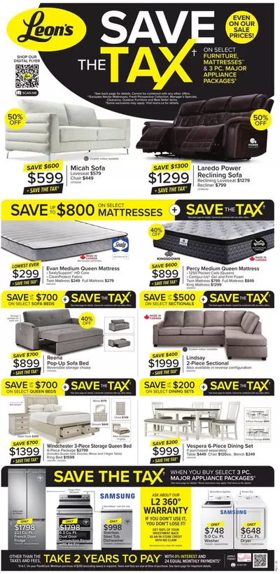 Home & Furniture offers in Bathurst | Discover attractive offers in Leon's | 2025-01-23 - 2025-02-12