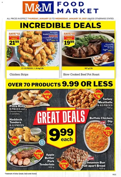 Grocery offers in Saint-Hyacinthe | M&M Meat Shops weekly flyer in M&M Meat Shops | 2025-01-23 - 2025-01-29