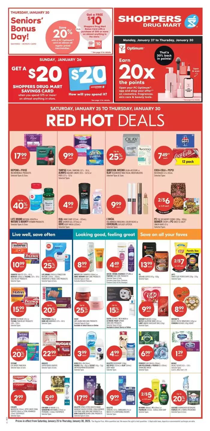 Shoppers Drug Mart catalogue in Winnipeg | Top deals and discounts | 2025-01-25 - 2025-01-30