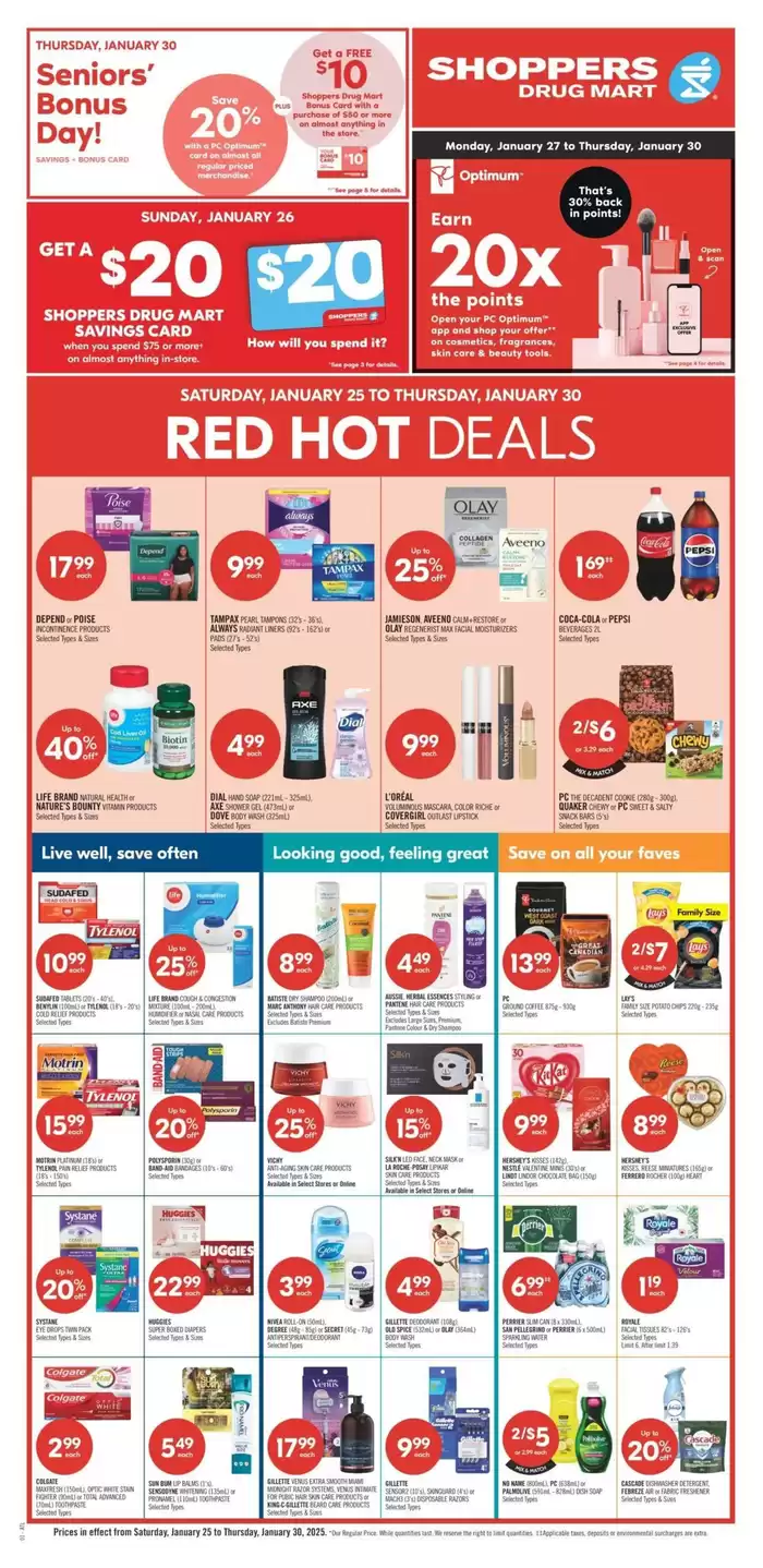 Shoppers Drug Mart catalogue in St. John's | Current special promotions | 2025-01-25 - 2025-01-30