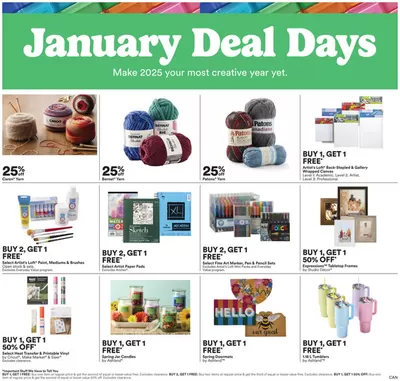 Home & Furniture offers in Fredericton | 1/24 Weekly Ad Canada in Michaels | 2025-01-24 - 2025-01-30