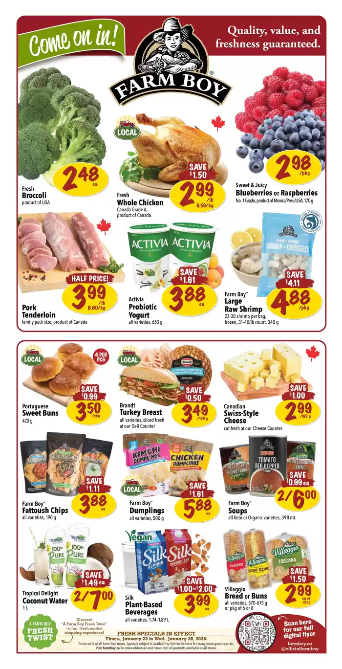 Farm Boy catalogue in Toronto | Farm Boy weekly flyer | 2025-01-23 - 2025-01-29