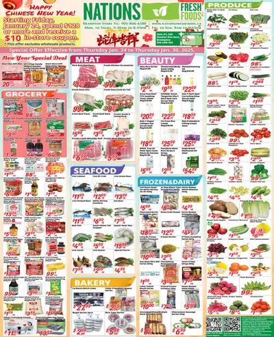 Nations Fresh Foods catalogue in Hamilton | Weekly special Nations Fresh Foods | 2025-01-24 - 2025-02-07