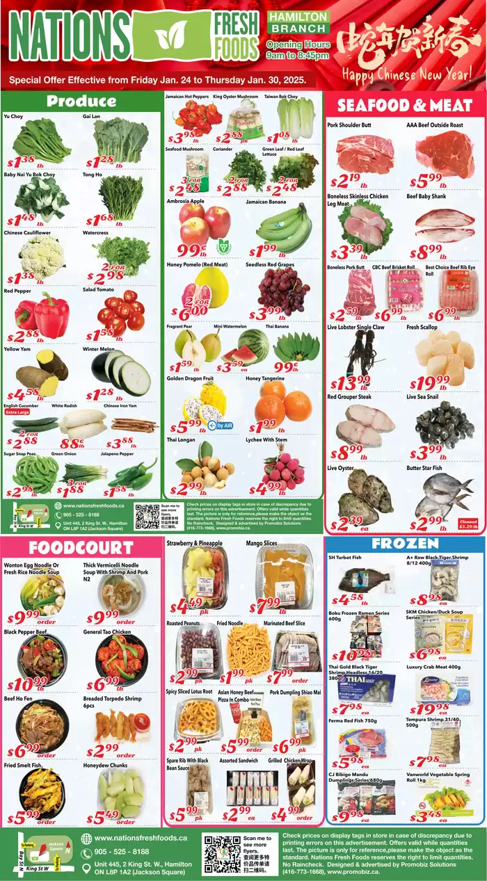 Nations Fresh Foods catalogue in Toronto | Great offer for all customers | 2025-01-24 - 2025-02-07