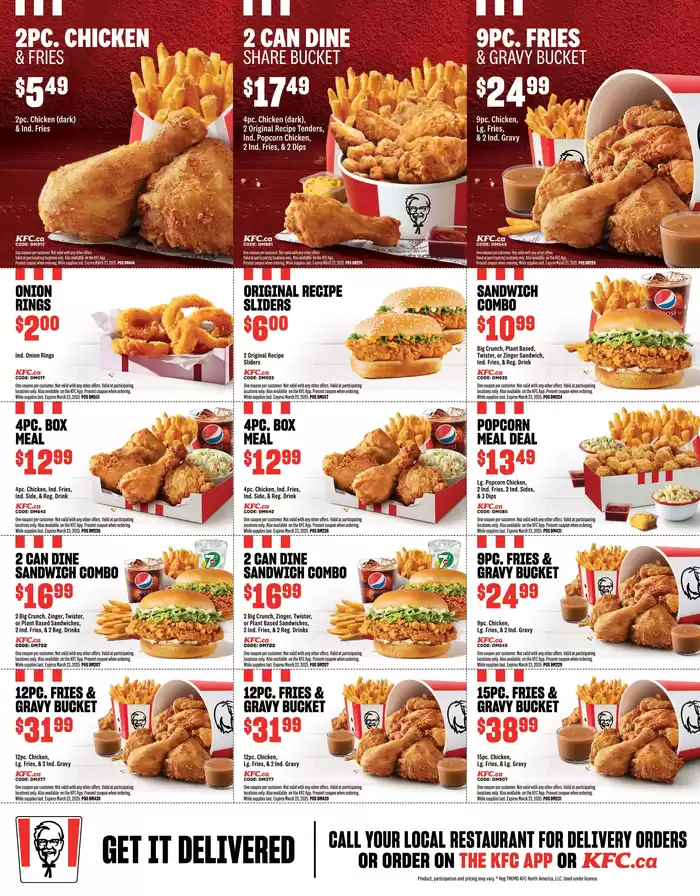 KFC catalogue in Lloydminster | KFC NEW MENU | 2025-01-24 - 2025-03-23