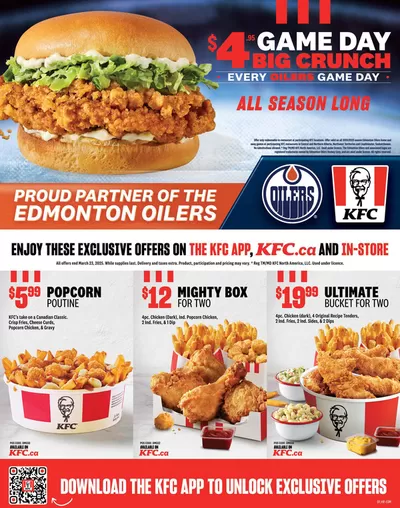 KFC catalogue in Edmonton | KFC NEW MENU | 2025-01-24 - 2025-03-23