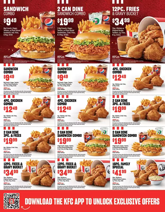 KFC catalogue in Spruce Grove | KFC NEW MENU | 2025-01-24 - 2025-03-09