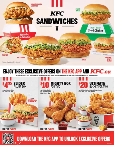 Restaurants offers in Spruce Grove | KFC NEW MENU in KFC | 2025-01-24 - 2025-03-09