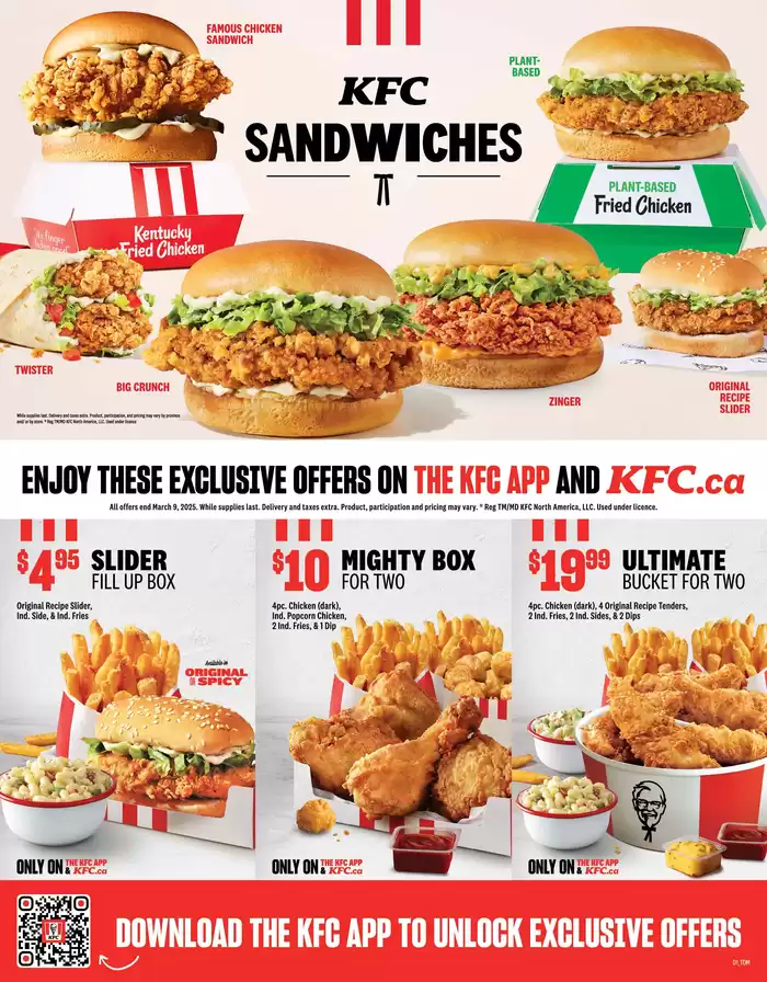 KFC catalogue in Peace River | KFC NEW MENU | 2025-01-24 - 2025-03-09