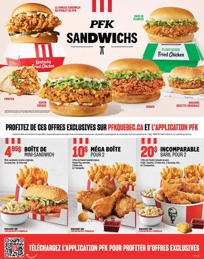 Restaurants offers in Saint-Lambert | KFC NEW MENU in KFC | 2025-01-24 - 2025-03-09