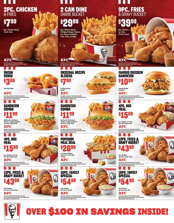 KFC catalogue in Whitehorse | KFC NEW MENU | 2025-01-24 - 2025-03-09