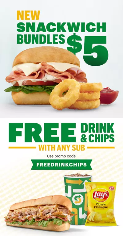 Restaurants offers in Bolton | Special Offers For You in Subway | 2025-01-24 - 2025-02-07