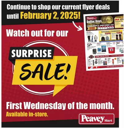 Peavey Mart catalogue in Kingston | Dollar Days Deals | 2025-01-27 - 2025-02-02