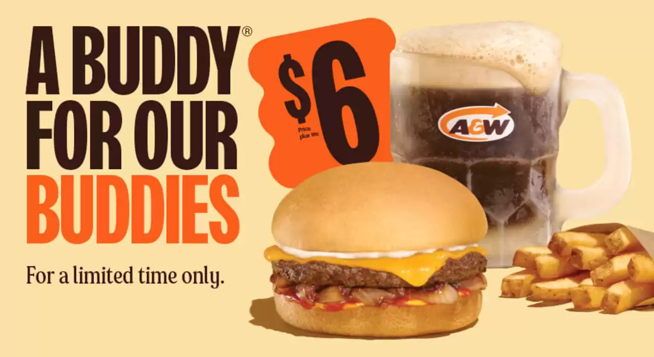 A&W catalogue in Brampton | $6 Buddy Bundle | 2025-01-27 - 2025-02-10