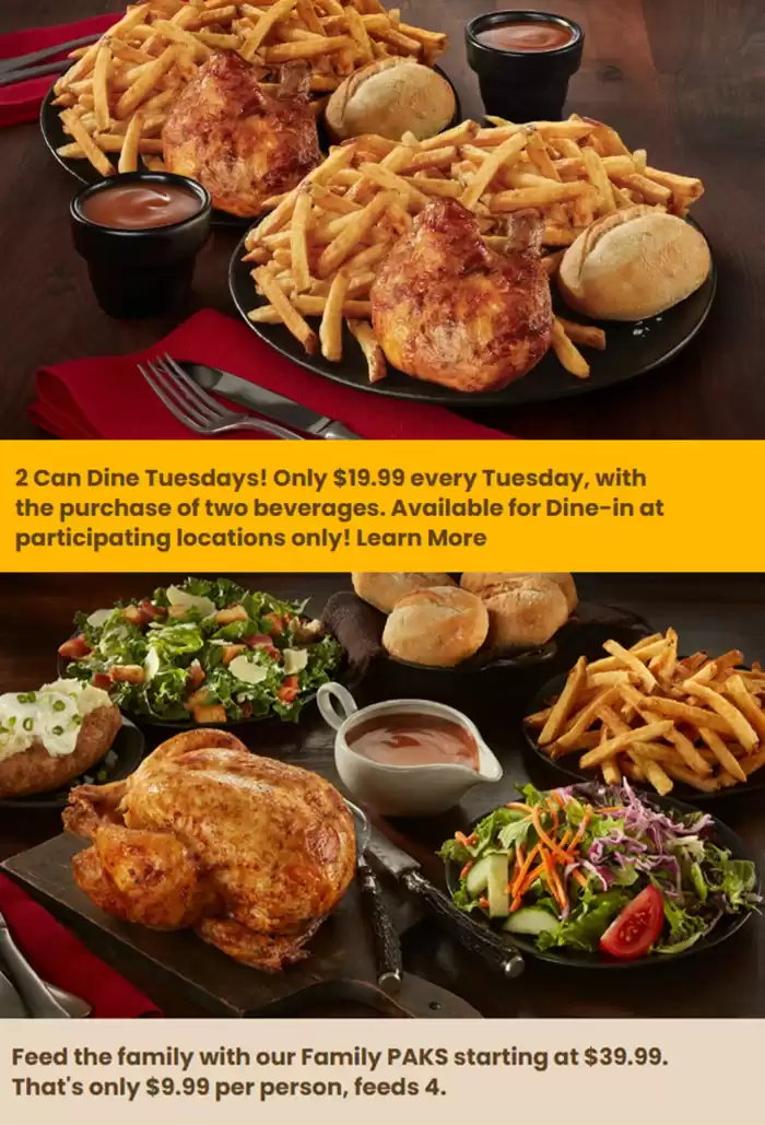 Swiss Chalet catalogue in Fredericton | Current deals and offers | 2025-01-27 - 2025-02-10