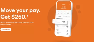 Banks offers in Surrey | Move your pay Get $250 in Tangerine Bank | 2025-01-27 - 2025-02-10