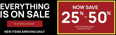 Clothing, Shoes & Accessories offers in Swift Current | Now 25% to 50% Off in Bootlegger | 2025-01-27 - 2025-02-10