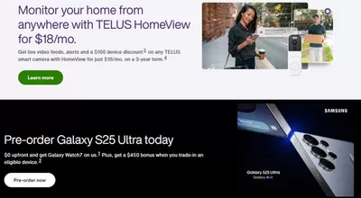 Electronics offers in Toronto | Amazing Discounts in Telus | 2025-01-27 - 2025-02-10