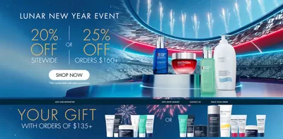 Pharmacy & Beauty offers in Newcastle | LUNAR NEW YEAR EVENT in Biotherm | 2025-01-27 - 2025-02-10