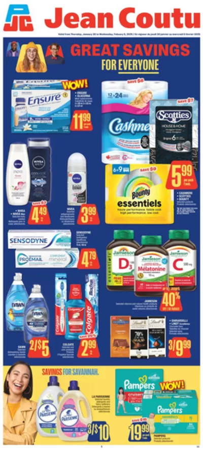 Jean Coutu catalogue in Châteauguay | Offers for bargain hunters | 2025-01-30 - 2025-02-05