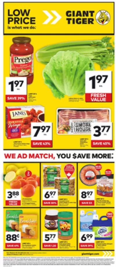 Grocery offers in Swan River | Wide range of offers in Giant Tiger | 2025-01-29 - 2025-02-04