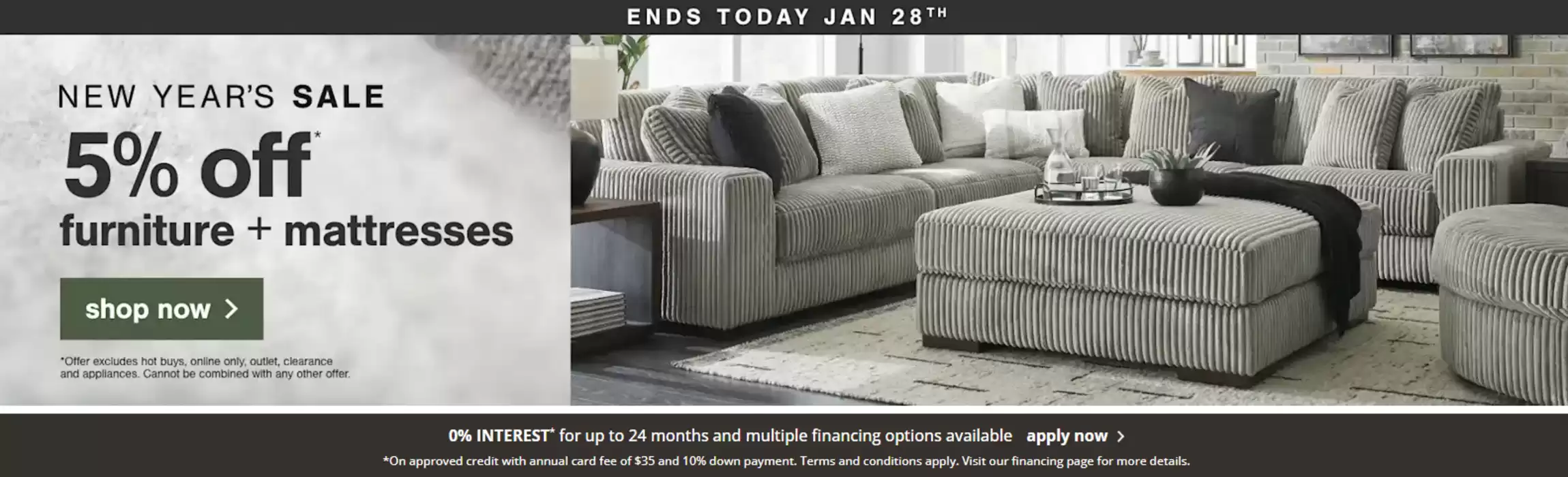 Ashley Furniture catalogue in Brampton | 50% Off Furniture + Mattresses | 2025-01-28 - 2025-01-28