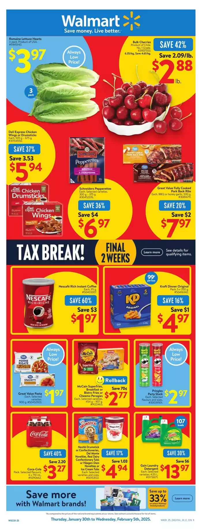 Walmart catalogue in Chatham-Kent | Walmart flyer | 2025-01-29 - 2025-02-12