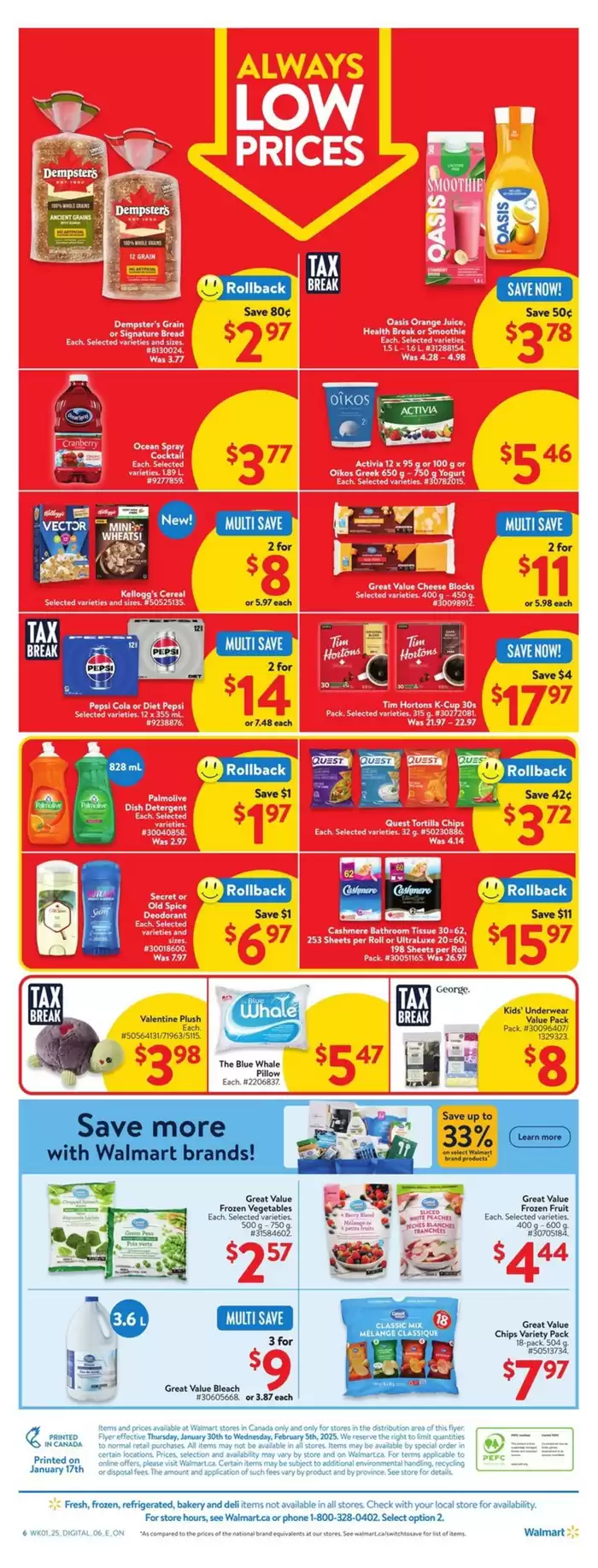 Walmart catalogue in Chatham-Kent | Walmart flyer | 2025-01-29 - 2025-02-12