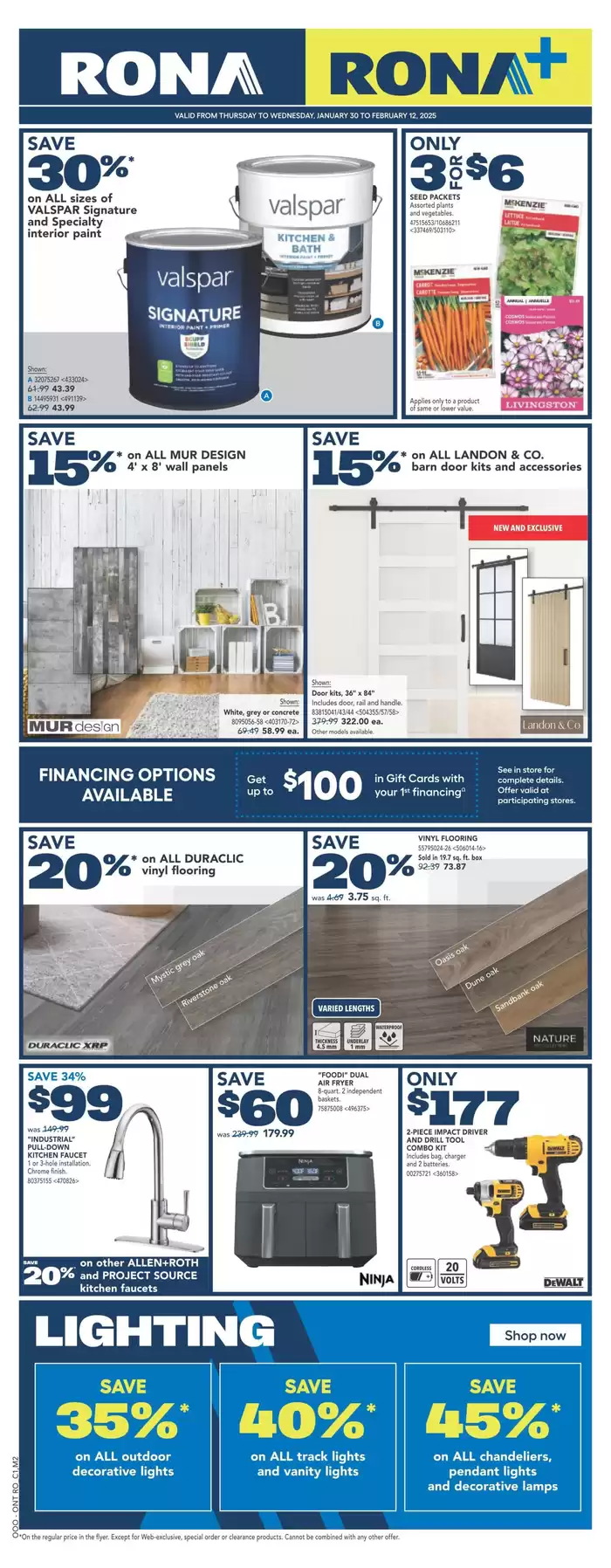 RONA catalogue in Oshawa | Top offers for smart savers | 2025-01-30 - 2025-02-05