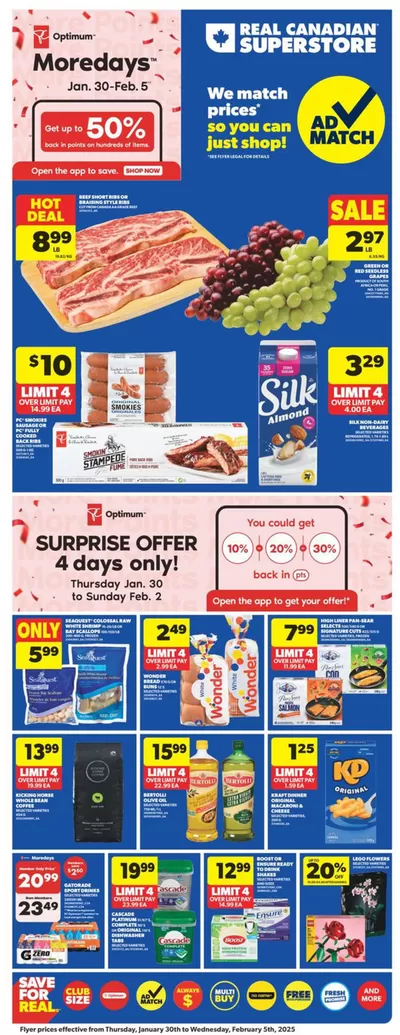 Real Canadian Superstore catalogue in Winnipeg | Top offers for smart savers | 2025-01-30 - 2025-02-05