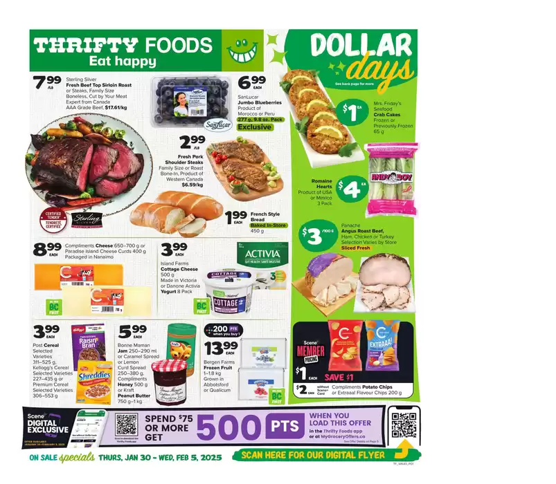 Thrifty Foods catalogue in Richmond | Weekly Flyer | 2025-01-30 - 2025-02-05