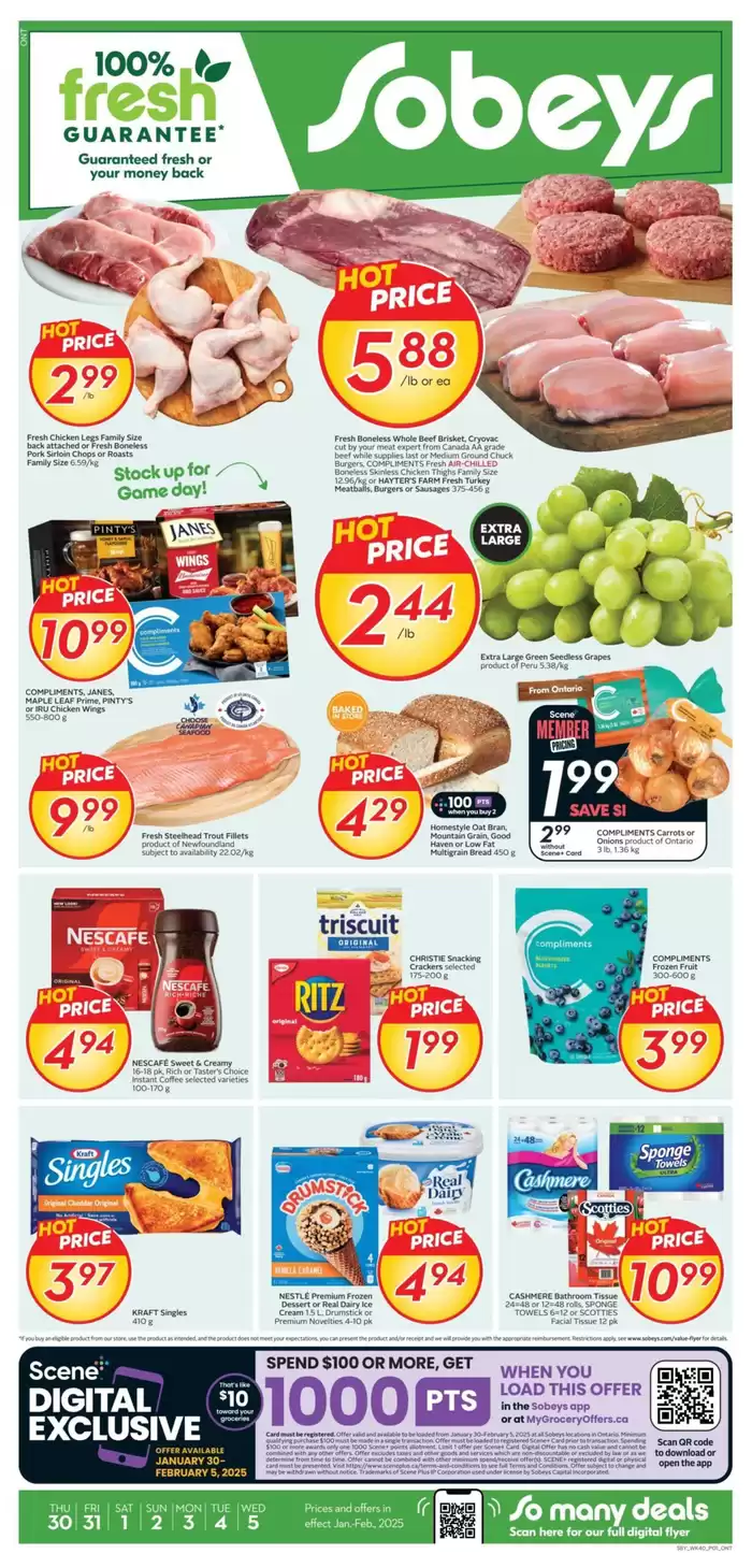 Sobeys catalogue in Chatham-Kent | Sobeys Weekly ad | 2025-01-30 - 2025-02-05