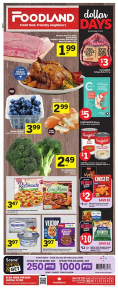 Grocery offers in Brownsburg-Chatham | Weekly Flyer in Foodland | 2025-01-30 - 2025-02-05