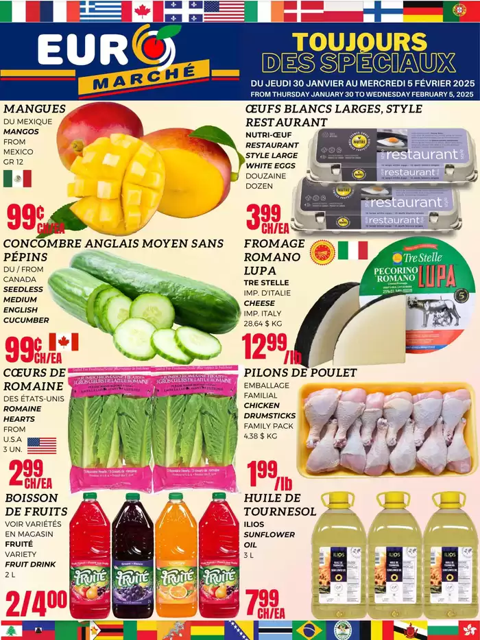 Euromarché catalogue in Montreal | Great offer for bargain hunters | 2025-01-30 - 2025-02-13