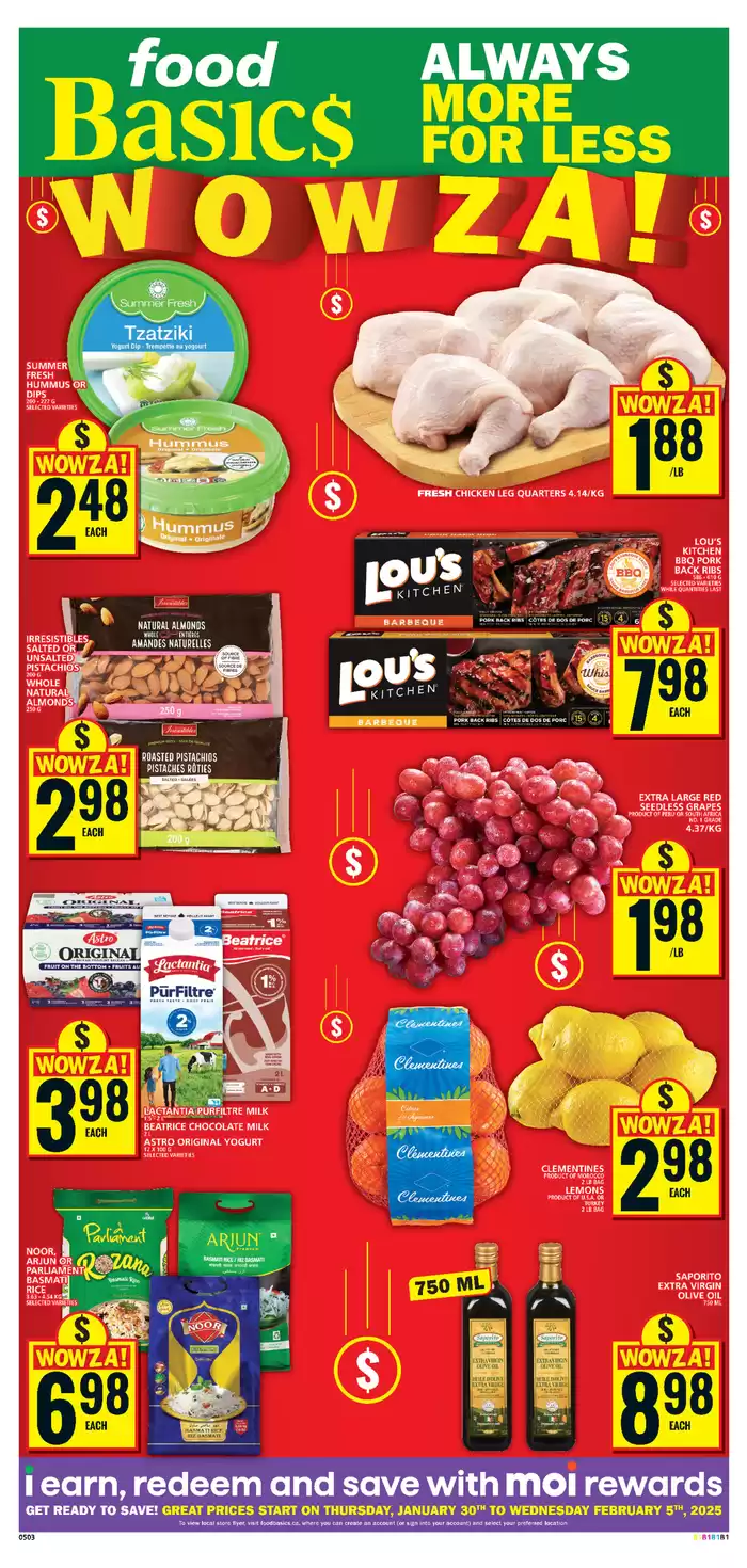 Food Basics catalogue in Chatham-Kent | Food Basics weekly flyer | 2025-01-30 - 2025-02-05