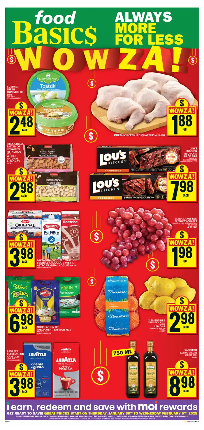 Food Basics catalogue in Mississauga | Discounts and promotions | 2025-01-30 - 2025-02-05