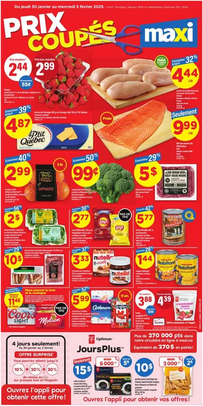 Maxi catalogue in Ottawa | Weekly Flyer -Hybris | 2025-01-30 - 2025-02-05