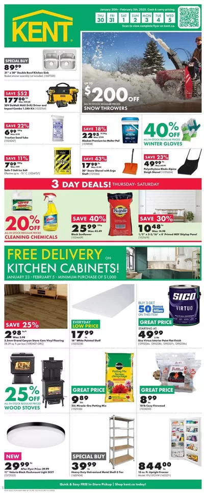 Garden & DIY offers in Moncton | Kent Weekly ad in Kent | 2025-01-30 - 2025-02-05