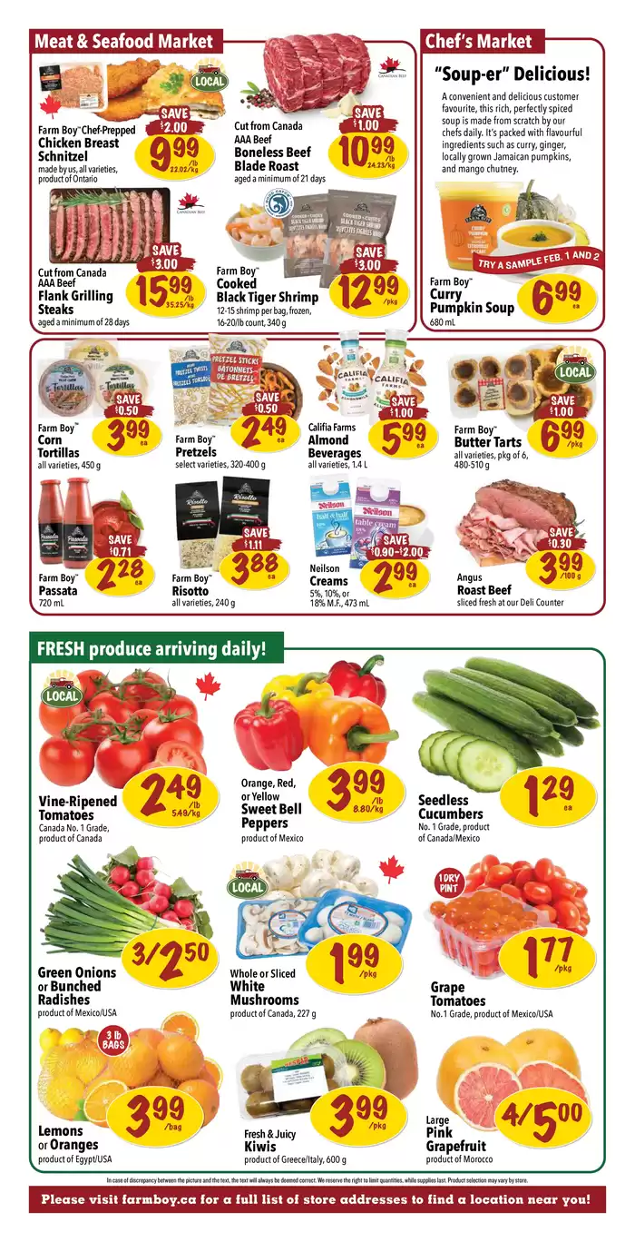 Farm Boy catalogue in London | Farm Boy weekly flyer | 2025-01-30 - 2025-02-13