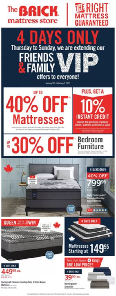 The Brick catalogue in Richmond Hill | Brick Mattress Store | 2025-01-30 - 2025-02-13