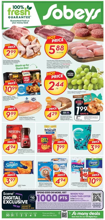 Grocery offers in Lethbridge | Sobeys Weekly ad in Sobeys | 2025-01-30 - 2025-02-05