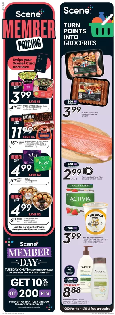 Grocery offers in Lethbridge | Top deals for all customers in Sobeys | 2025-01-30 - 2025-02-05