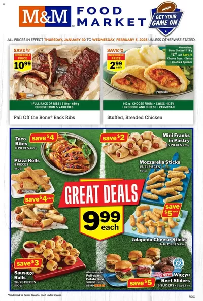 Grocery offers in Lethbridge | M&M Meat Shops weekly flyer in M&M Meat Shops | 2025-01-30 - 2025-02-05