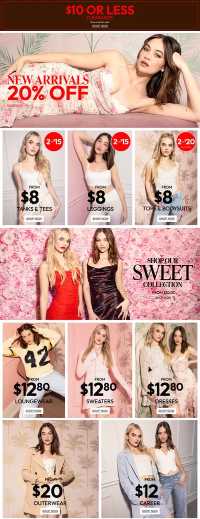 Clothing, Shoes & Accessories offers in Spruce Grove | Amazing Discounts in Forever 21 | 2025-01-30 - 2025-02-13